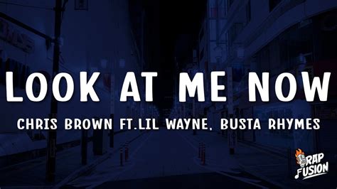 look at me now|Look At Me Now (feat. Lil' Wayne & Busta Rhymes) .